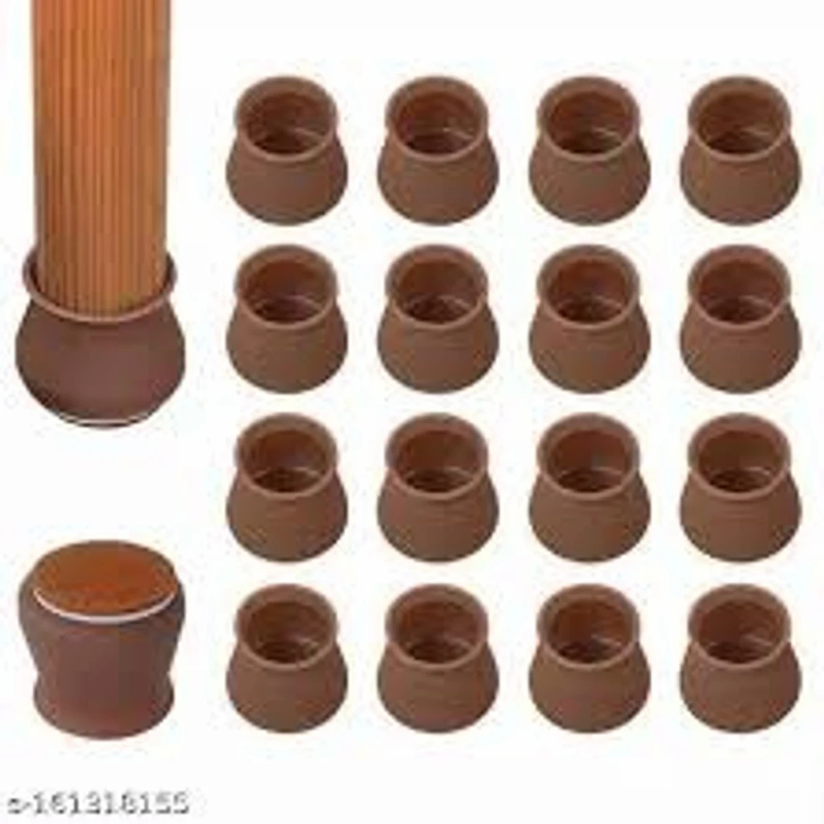 24 pcs Chair Leg Floor Protectors Felt Bottom Furniture Silicone Leg Caps, Chair Leg Covers to Reduce Noise, Easily Moving for Furniture Chair Feet,(white colour) - Image 4